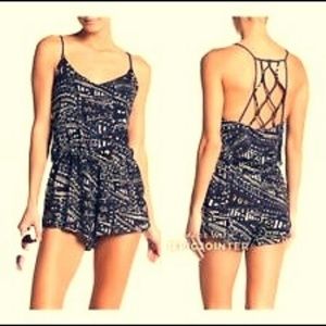 Dolce Vita Beaded Strappy Back Romper IN2012